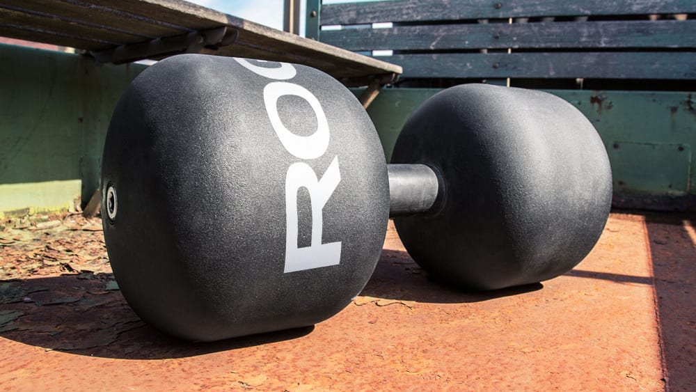 Strongman circus dumbbell for sale store